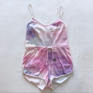Wildfox Space Cadet Terry Romper/Jumper/Coverup